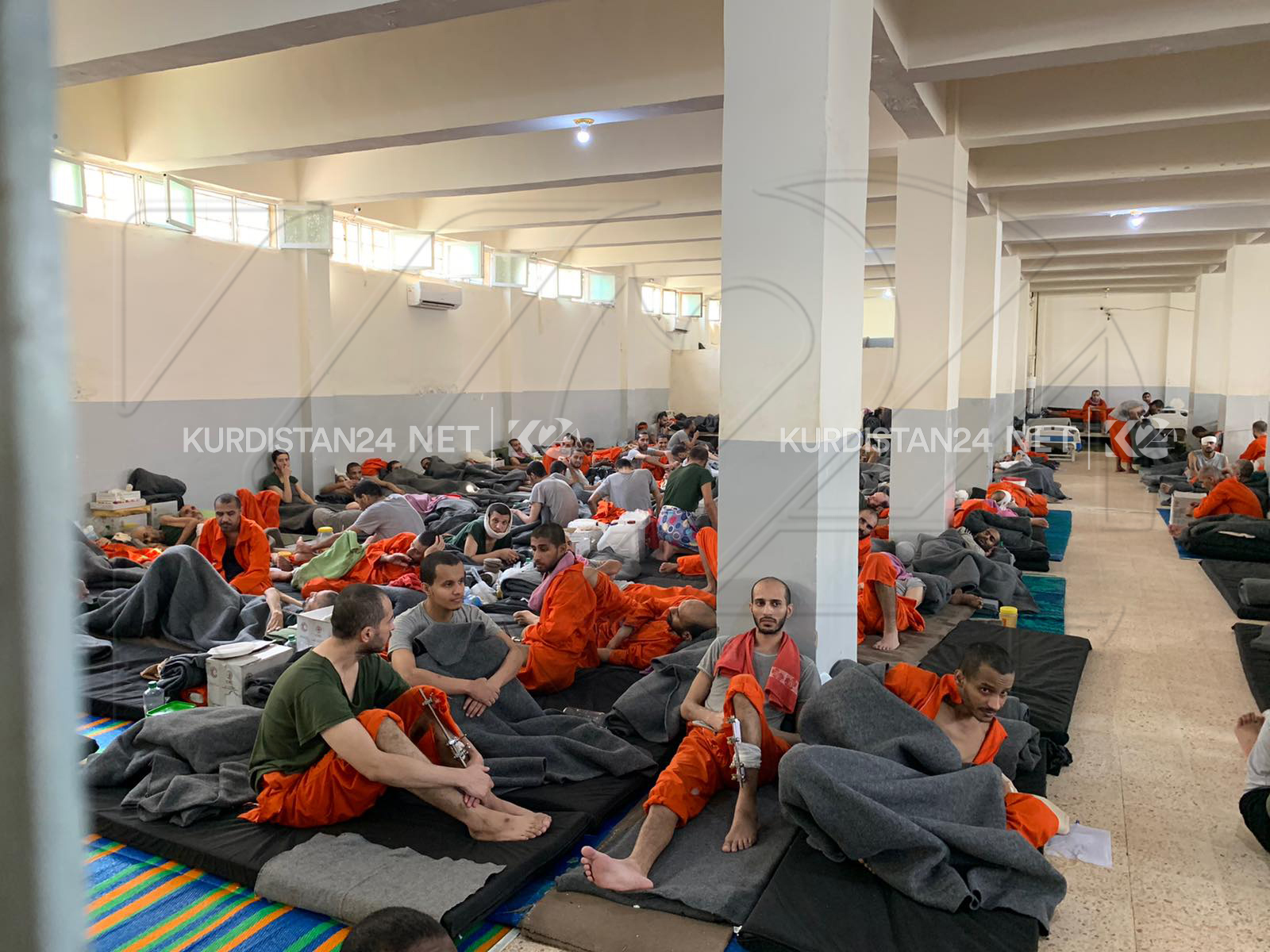 In Pictures: ISIS foreign fighters in Gweran Prison in Syria